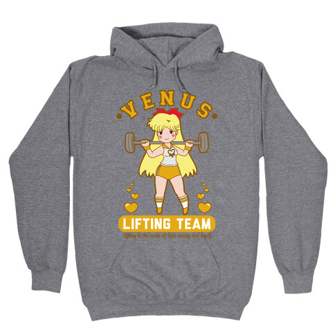Venus Lifting Team Parody Hooded Sweatshirt