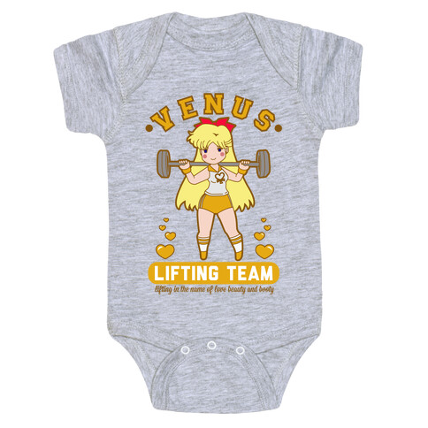 Venus Lifting Team Parody Baby One-Piece