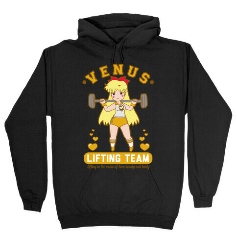 Venus Lifting Team Parody Hooded Sweatshirt