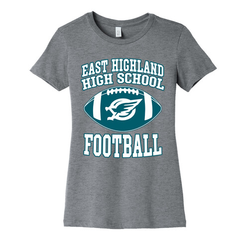 East Highland High School Football Womens T-Shirt