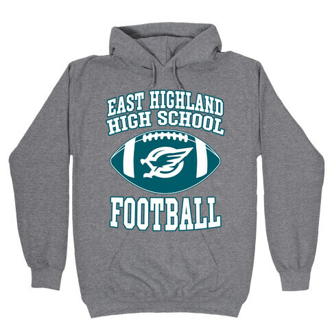 East Highland High School Football Hooded Sweatshirt