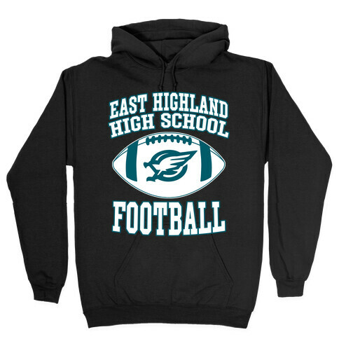East Highland High School Football Hooded Sweatshirt