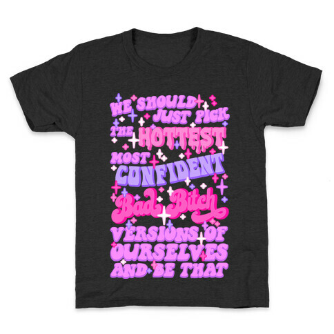 Hottest, Confident, Bad Bitch Euphoria Quote  Kids T-Shirt