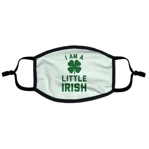 I Am A Little Irish Flat Face Mask