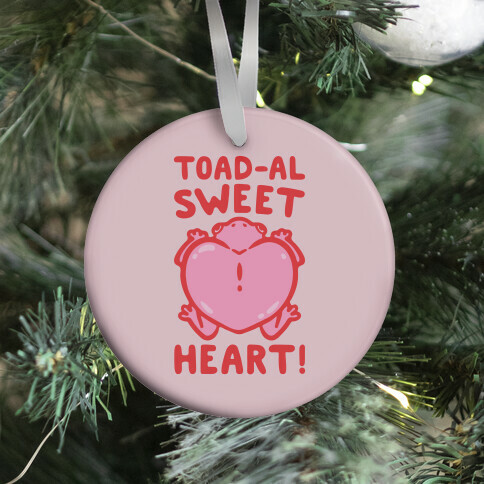 Toad-al Sweet Heart  Ornament