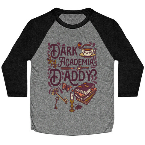 Dark Academia Daddy Baseball Tee