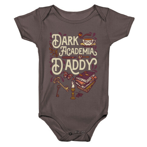 Dark Academia Daddy Baby One-Piece