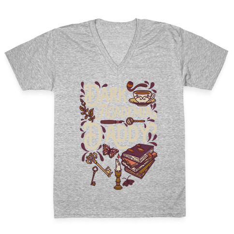 Dark Academia Daddy V-Neck Tee Shirt