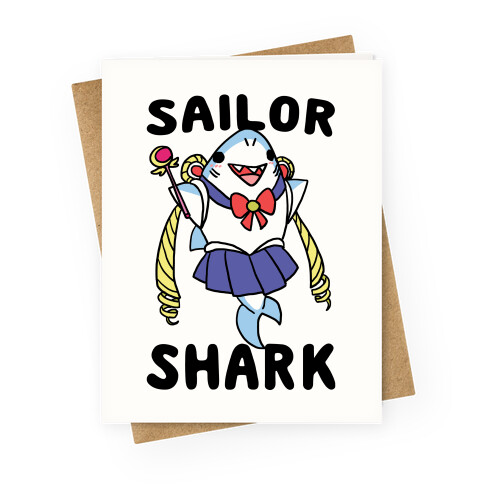 Sailor Shark Greeting Card