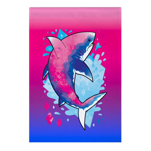 Pride Sharks: Bisexual Garden Flag