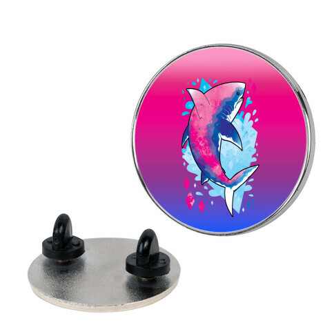 Pride Sharks: Bisexual Pin