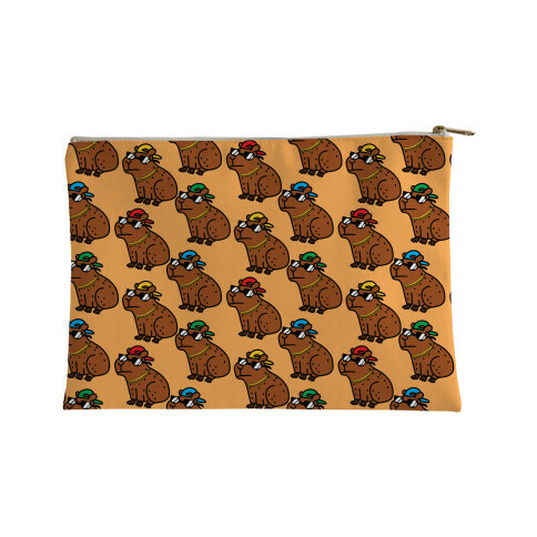 CapyBruh Pattern Accessory Bag