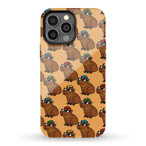 CapyBruh Pattern Phone Case