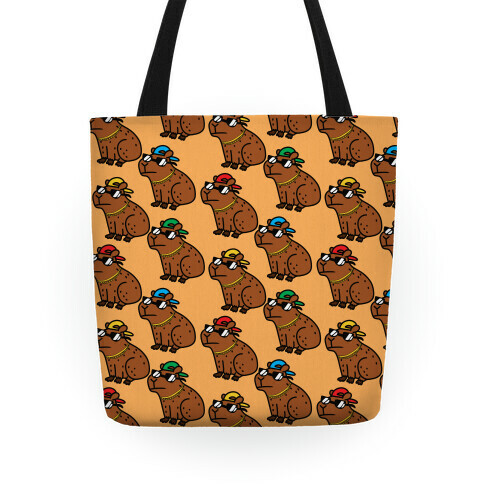 CapyBruh Pattern Tote