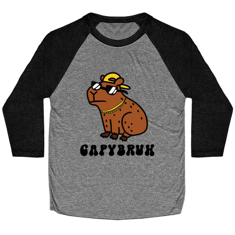 Capybruh Baseball Tee