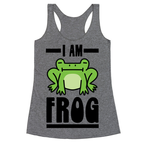 I Am Frog Racerback Tank Top