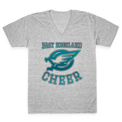 East Highland Cheer V-Neck Tee Shirt