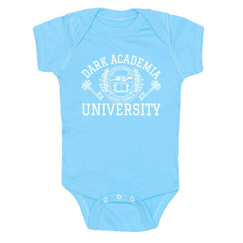 Dark Academia University Baby One-Piece