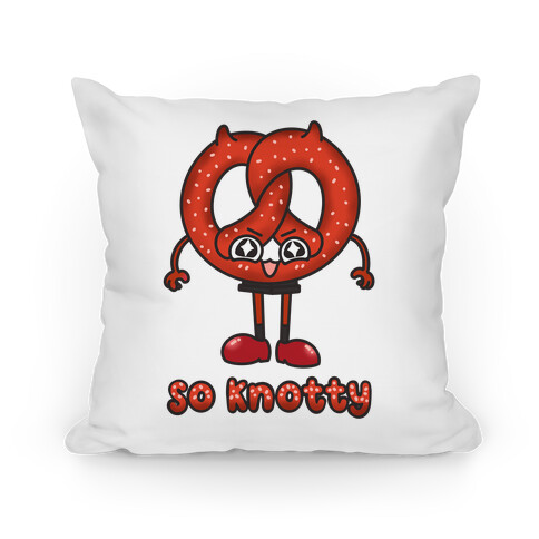 So Knotty Pretzel Pillow