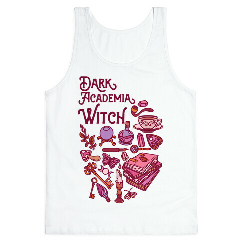 Dark Academia Witch Pattern Tank Top