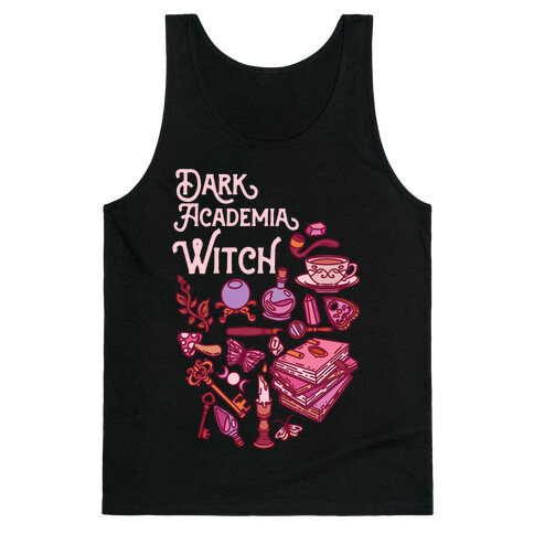 Dark Academia Witch Pattern Tank Top