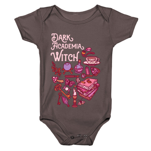 Dark Academia Witch Pattern Baby One-Piece