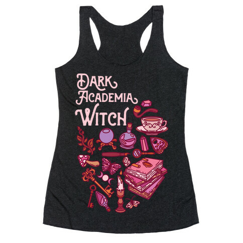 Dark Academia Witch Pattern Racerback Tank Top