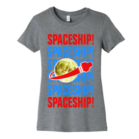 Spaceship! Womens T-Shirt