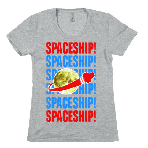 Spaceship! Womens T-Shirt