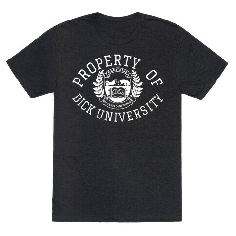 Property Of Dick University T-Shirt