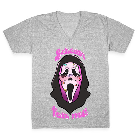 Scream For Me V-Neck Tee Shirt