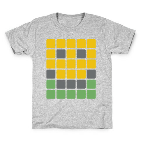 Wordle Pixel Smile Kids T-Shirt