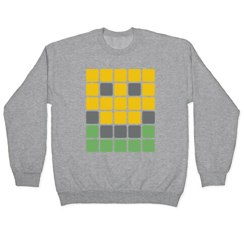 Wordle Pixel Smile Pullover