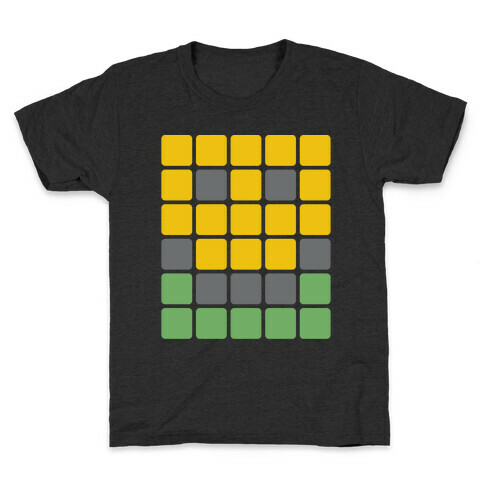 Wordle Pixel Smile Kids T-Shirt