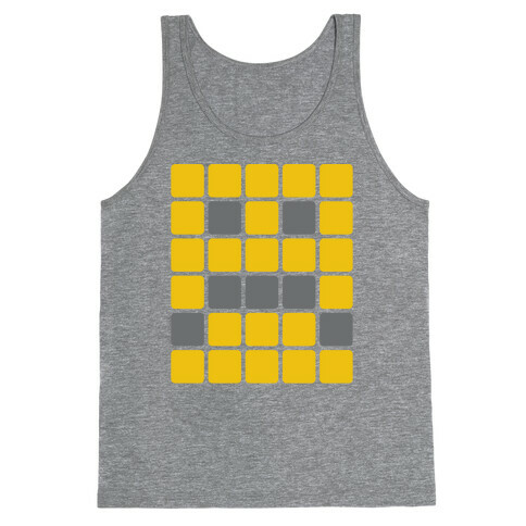 Wordle Pixel Frown Tank Top