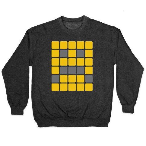 Wordle Pixel Frown Pullover