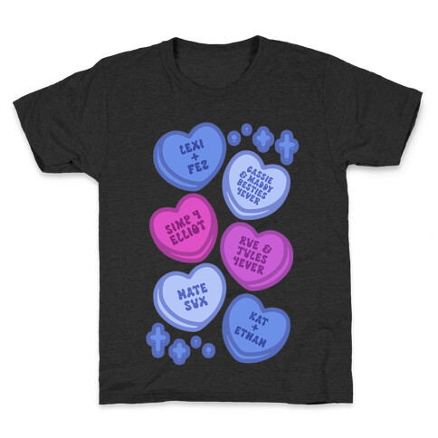 Euphoric Candy Hearts Parody Kids T-Shirt