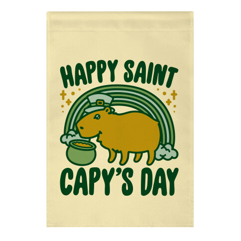 Happy Saint Capy's Day Garden Flag