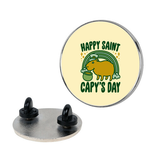 Happy Saint Capy's Day Pin