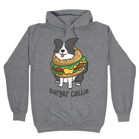 Burger Collie Hooded Sweatshirt