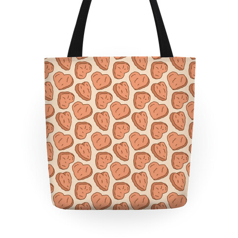 Chicken Nugget Hearts Tote