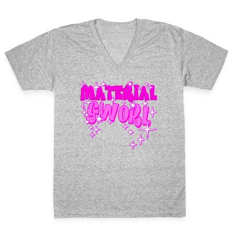 MATERIAL GWORL V-Neck Tee Shirt