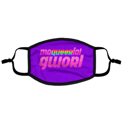 Maqueerial Gworl Flat Face Mask