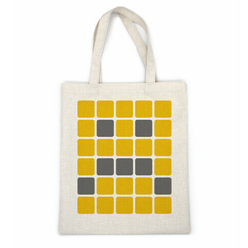 Wordle Pixel Frown Casual Tote