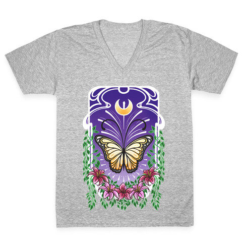 Academia Monarch V-Neck Tee Shirt