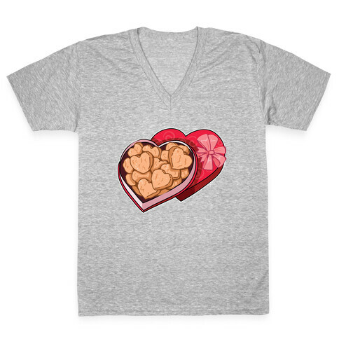 Valentine Nuggies V-Neck Tee Shirt