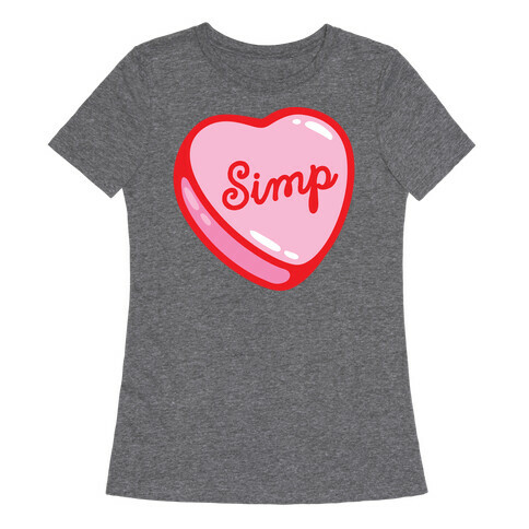 Simp Candy Heart Womens T-Shirt