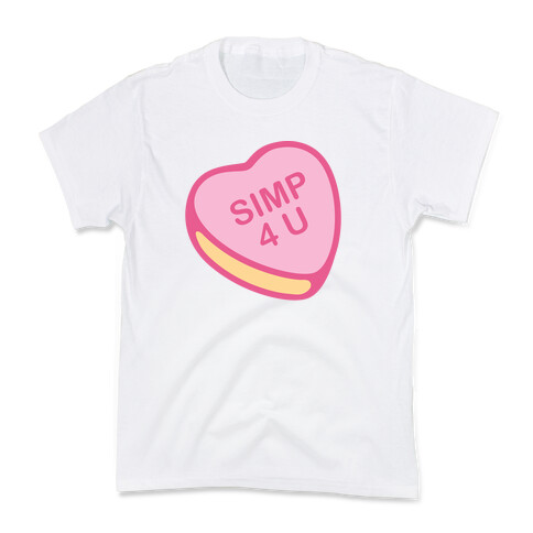 Simp 4 U Candy Heart Kids T-Shirt