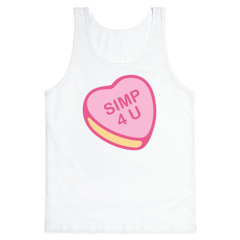 Simp 4 U Candy Heart Tank Top