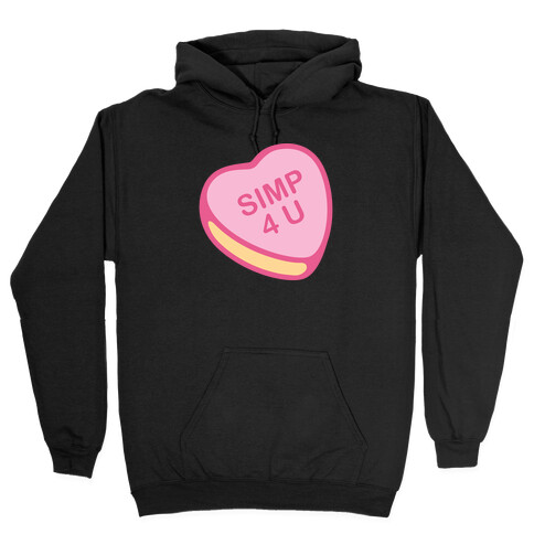 Simp 4 U Candy Heart Hooded Sweatshirt
